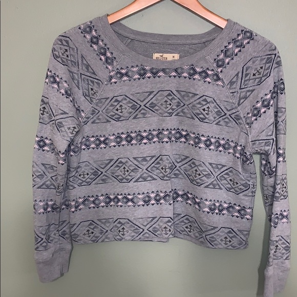 Hollister Tops - Hollister crop sweatshirt.